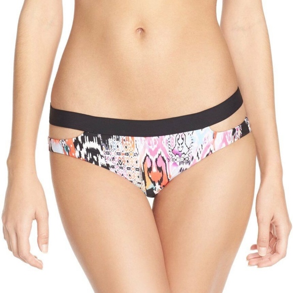 NWT Seafolly‎ [ 12 US ] Beach Gypsy Split Band Hipster Bikini Bottoms - Picture 6 of 10